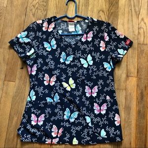 Dickies Butterfly scrub top